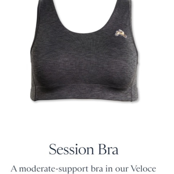 Tracksmith Women's Session Bra Size Small Black - Picture 4 of 4